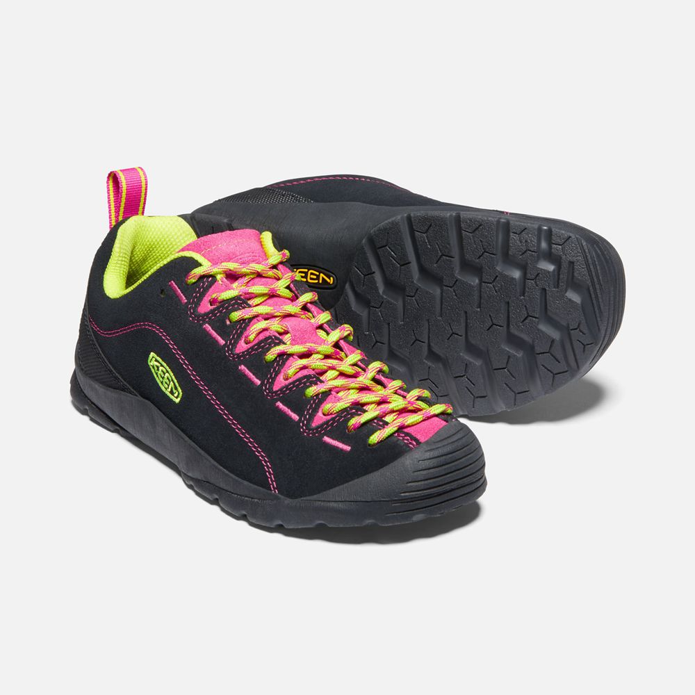 Keen Sneakers Dam Svarta/Rosa - Jasper Suedes - 259680FEJ